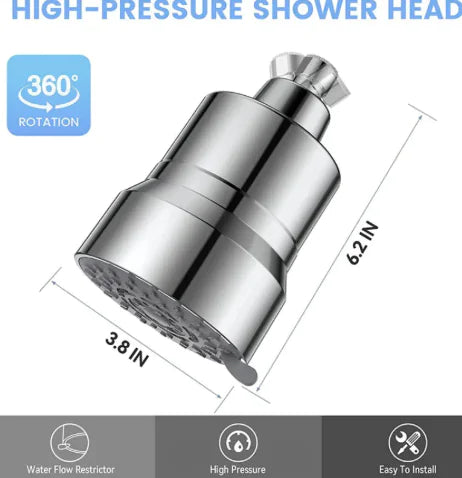 3-speed Filter Shower Head Nozzle Set